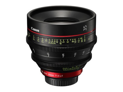 对应4K 佳能发布35mm T1.5 L F电影镜头