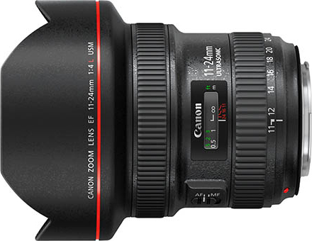 佳能EF 11-24mm f/4L高清产品照、参数曝光