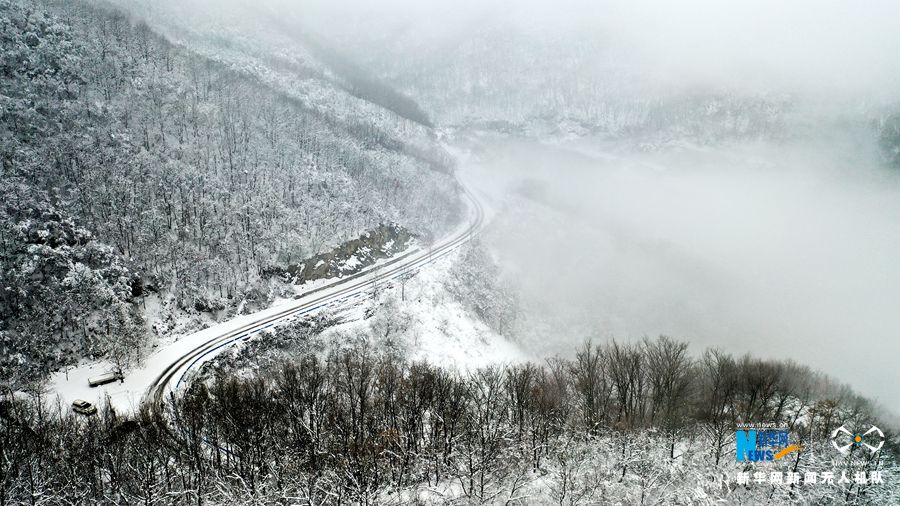 河南云台山：邂逅一场“冰雪奇缘”